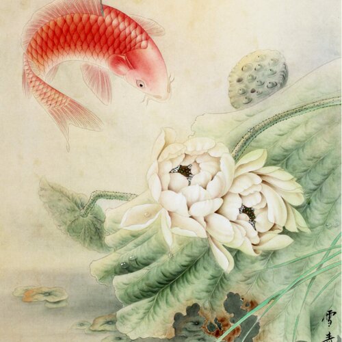 T156【中国】龚雪青工笔国画超清喷绘印刷装饰图库