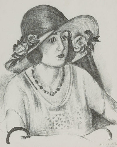M708【法国】亨利·马蒂斯 Henri Matisse 素描速写单色版画图库