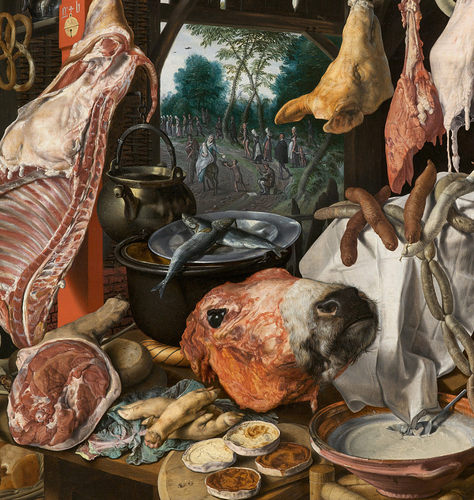 YC814【荷兰】彼得·阿特森（Pieter Aertsen）油画素材图片图库