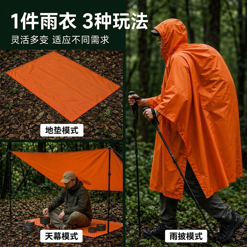 户外登山三合一多功能斗