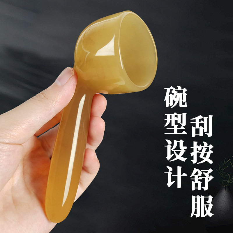 肩颈刮痧脸部下巴拨筋棒