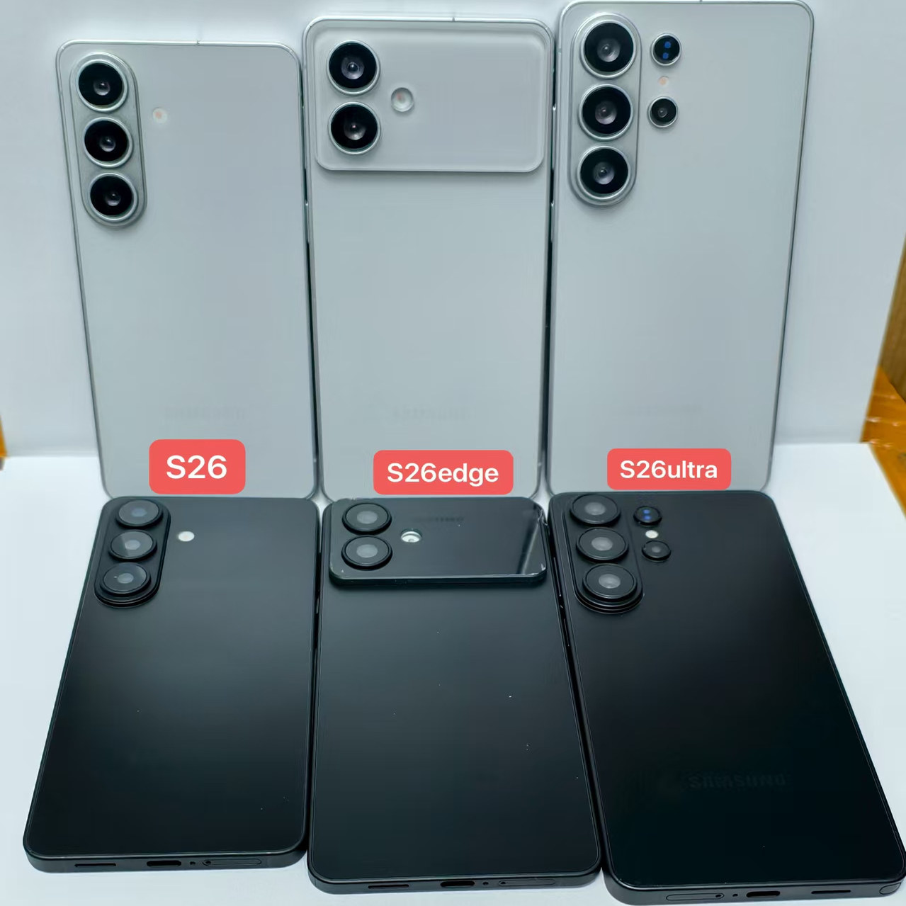 三星S26手机模型 S26PLUS S26Ultra S26Ed