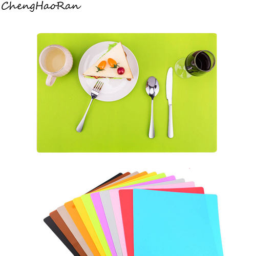 食品级可折叠硅胶餐垫隔热防滑
