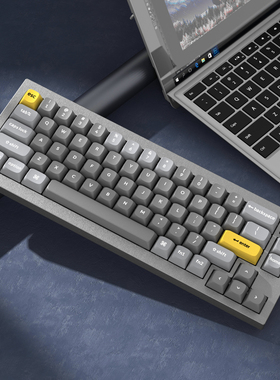Keychron Q2旋钮65客制化小键盘阳极Gasket机械键盘VIA改键游戏男