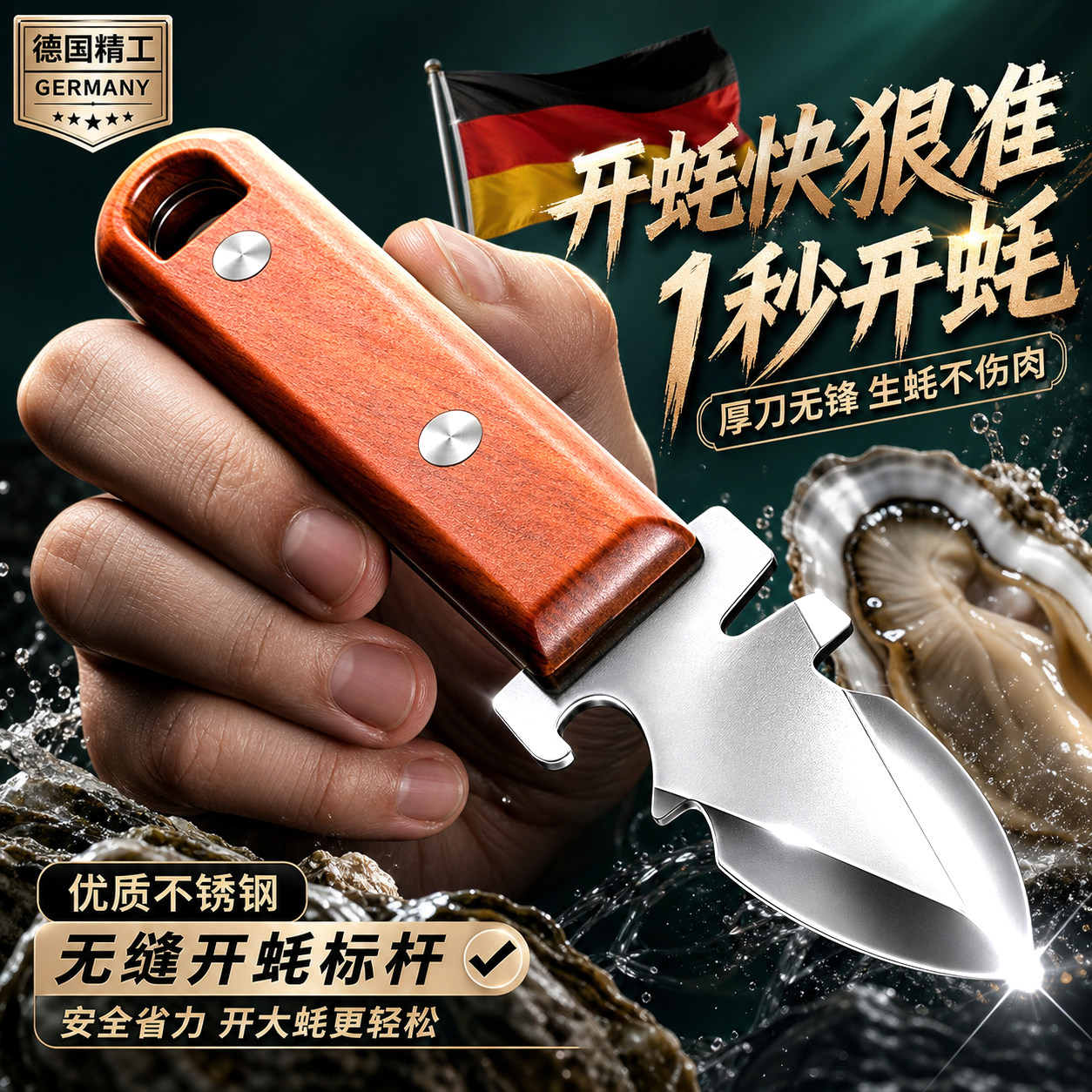 生蚝专用刀撬生蚝专用刀吃生蚝工具开蚝刀海蛎子刀扇贝刀开蚝神器