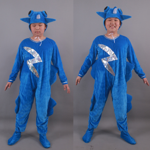 儿童海底世界卡通动物演出服幼儿园鳗鱼电鳗海鳗海洋动物表演服装
