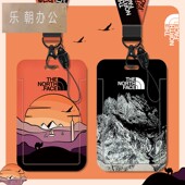 卡套门禁饭卡证件套公交校园学生校牌胸牌钥匙链扣一体ins风工作厂牌挂牌男创意个性 简约耐用小众潮牌防丢房