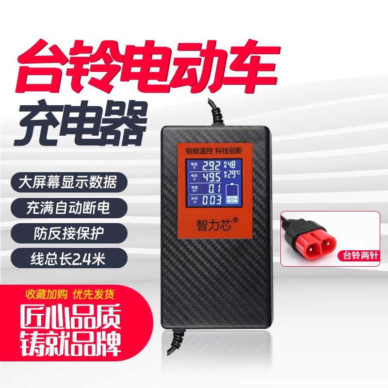 智能通用电动车充电器智力芯断电