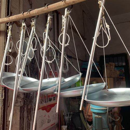 称手秤钩称秤勾称带盘子木杆市斤提带家用秤杆子秤砣称杆老式卖菜