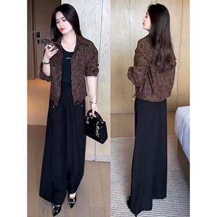 ROUMIKL小香风外套女款秋季2025新款女士豹纹今年流行爆款独特漂