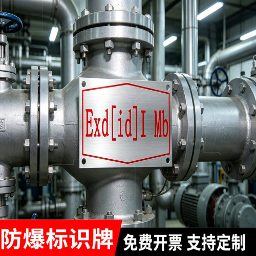 ex防爆金属自粘标识贴定制