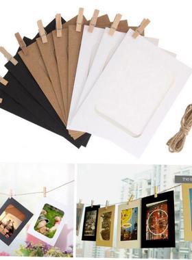 10Pcs 3Inch Paper Photo Flim DIY Wall Picture Hanging Frame