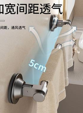 towel rack non perforXp124Mjdated bathroom suction cup hange