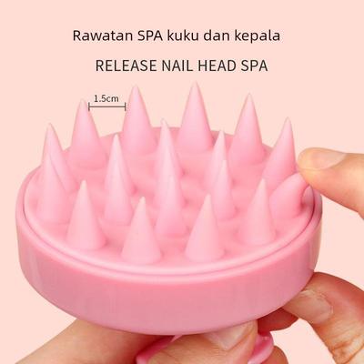 Scalp Massager Hair Scalp Scrubber Soft Silicone Bristles