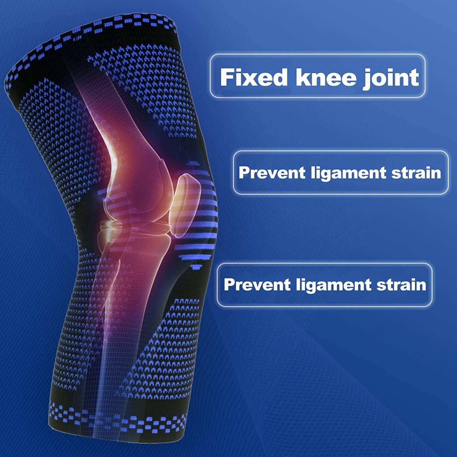1pcs Knee Brace Support Compression Sleeve with Stabilizers