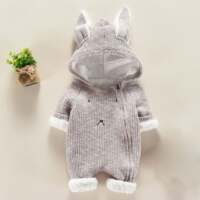 Baby Winter Clothes Warm Jumpsuit Newborn Infant Baby Boy Gi thumbnail 4