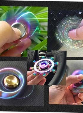 EDC Fdget S21060pnner Metal Toy Ranbow Spner R118 Hand Spnne