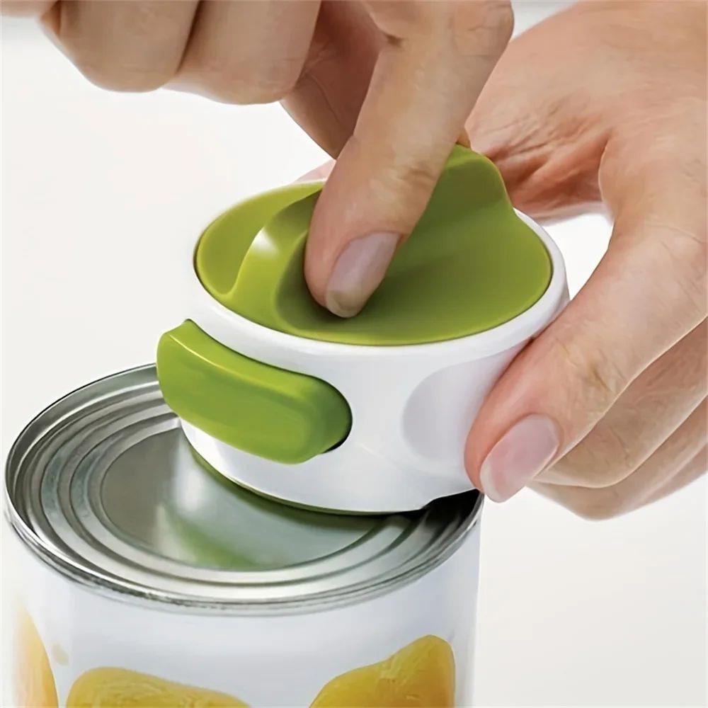 Portable Manual Can Opener Adjustable Anti Slip Kitchen Gadg