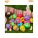PCs 2.3 Plastic Bright Eggs Printed Easter Hunt