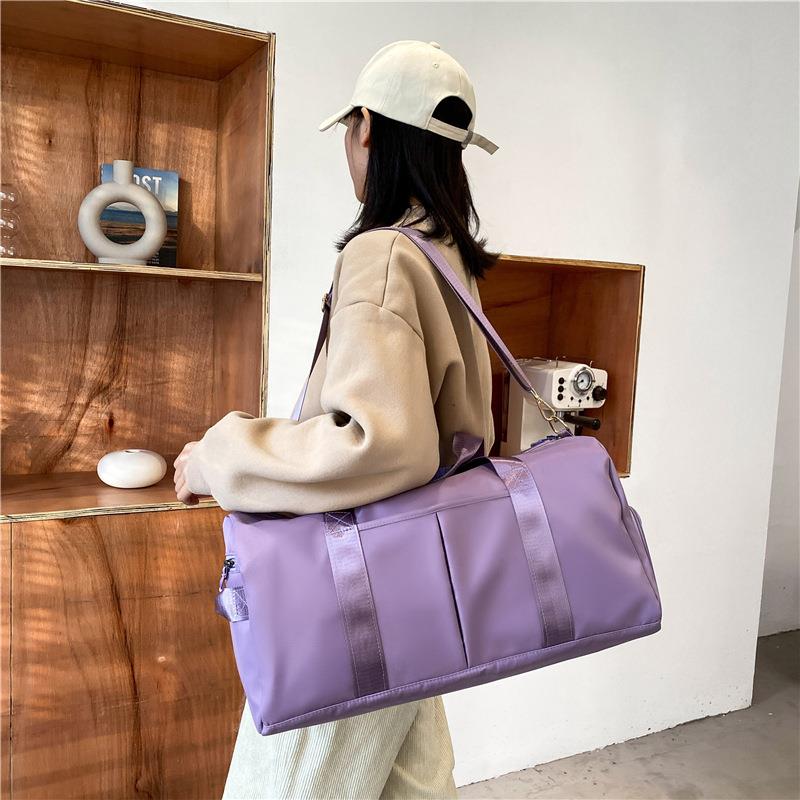 travel women's sports shoulder tote gym bag旅行袋单根有