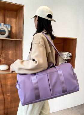 travel women's sports shoulder tote gym bag旅行袋单根有
