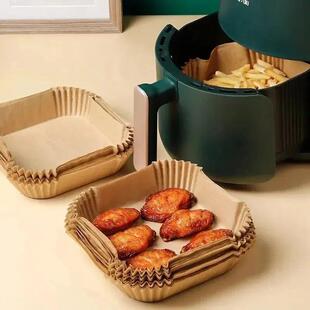 50Pcs Air Fryer Disposable Paper Non-Stick Airfryer Baking P