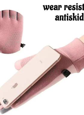 Winter Gloves Women Cycling Bike Thermal Fleece Cold Resista