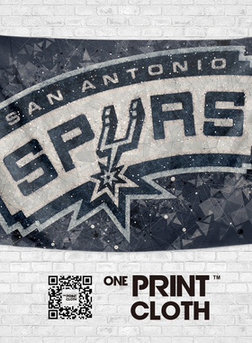 马刺队Spurs创意篮球摄影拍照周边摄影布装饰海报挂毯挂布背景布