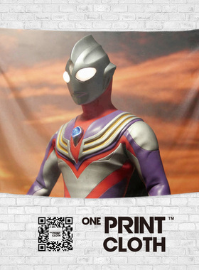 奈克赛斯银河梦比优斯迪迦盖亚泰罗奥特曼周边装饰背景布海报挂布