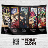 武藤游戏王DM卡牌动漫定制周边宿舍卧室装 饰背景墙布海报挂毯挂布