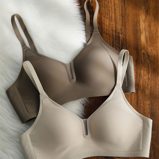 内衣女夏天薄款 小胸聚拢无钢圈胸罩收副乳防下垂舒适无痕文胸夏季