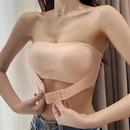 无肩带内衣女防滑聚拢小胸显大抹胸防走光无痕文胸罩 品牌专柜正品