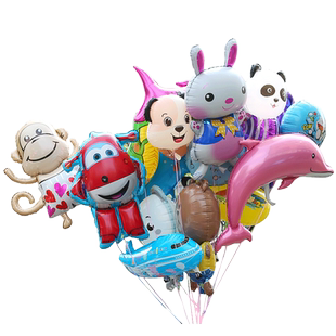 大号飘空气球充飘空气体才能飞起来很大一个卡通儿童玩具汽球