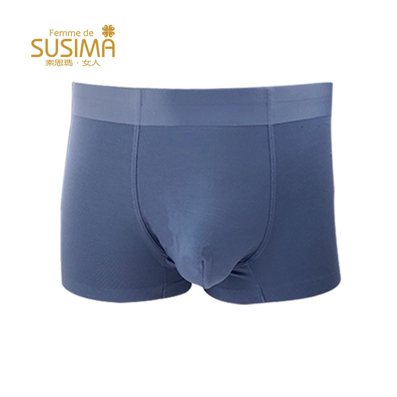 新品热卖素思玛简约男不勒平角裤