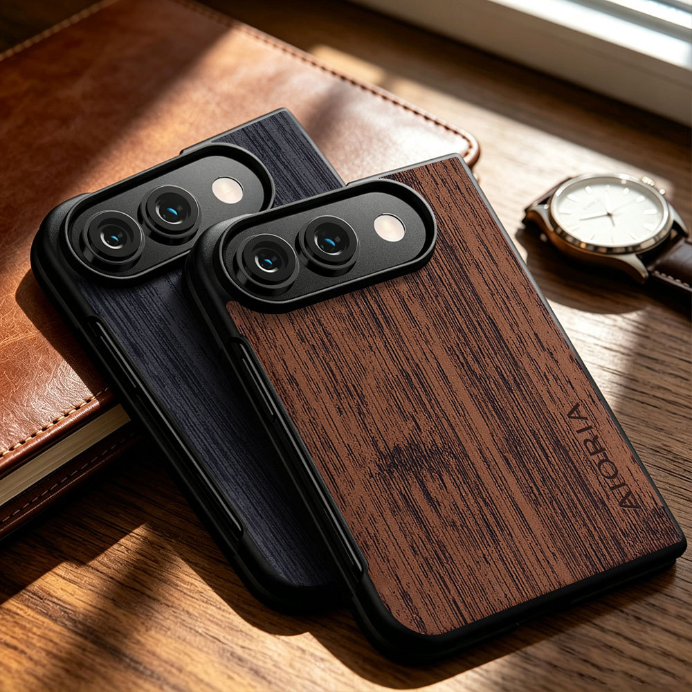 适用苹果ultra手机壳iPhonefold保护套ipone平果18fold复古木纹皮壳ip新款pg超薄foid单后壳flod阔折叠屏f0ld