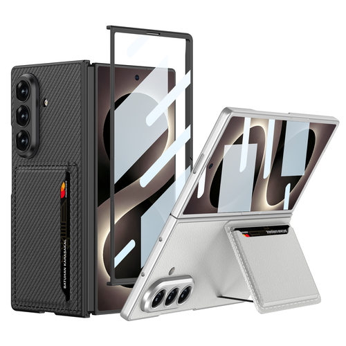 适用三星galaxy zfold8手机壳z fold8折叠屏保护套zflod8壳膜一体zfoid8超薄zf0ld8碳纤维素皮zfd8插卡包外壳