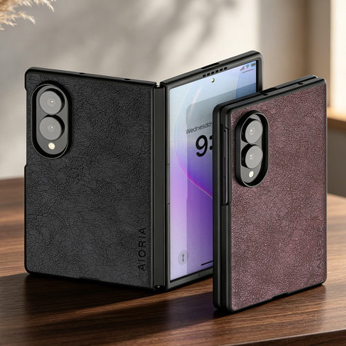 适用三星galaxy zfold8阔折叠屏手机壳z fold8ultra套foid7哑光皮纹f0ld6 food5 fod4 fd3 flip8男zflip7外壳