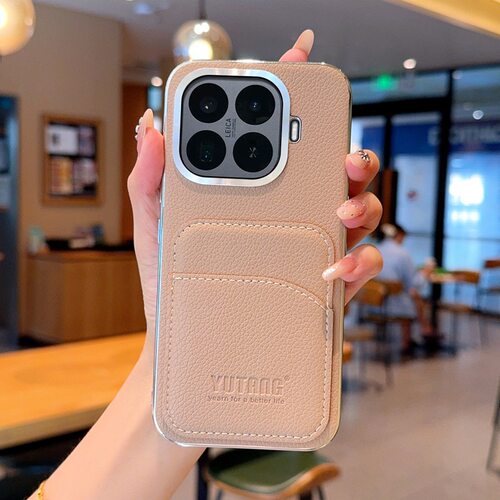 适用小米17T手机壳xiaomi17Tpro保护卡套十七max带插卡槽Tpor学生夹饭卡包银行公交会员身份证门禁卡片Tpr0女