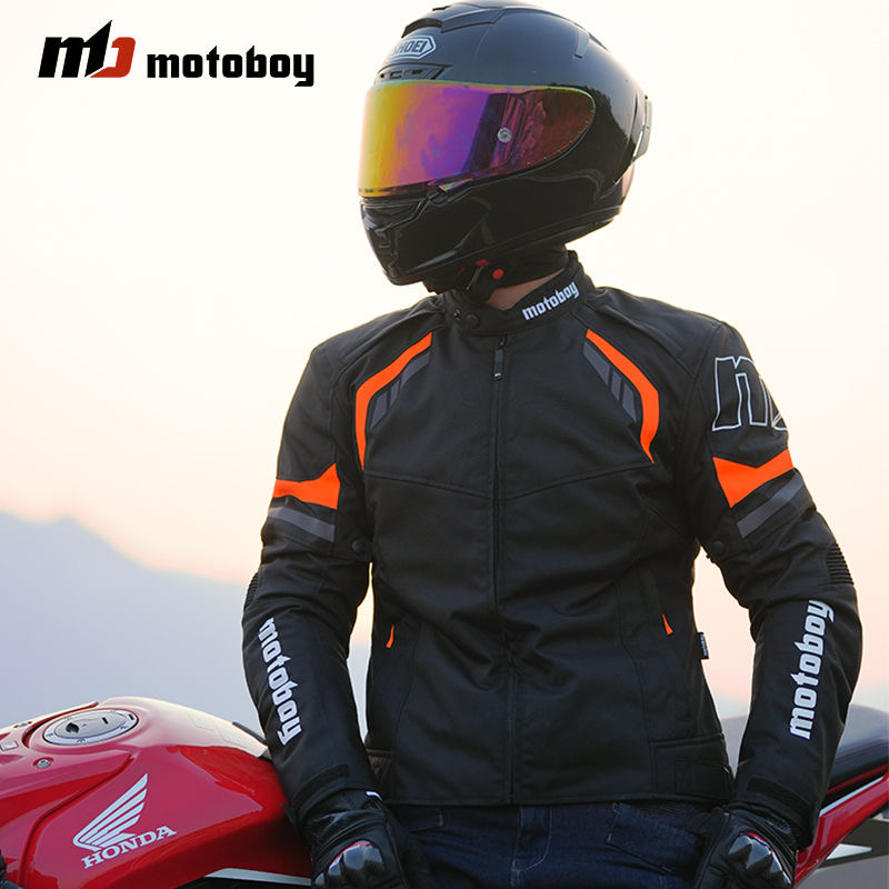 motoboy摩托车骑行服男夏季套装机车服防摔防水透气四季骑行装备