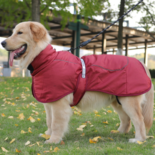 狗狗衣服秋冬款宠物保暖防风棉衣马甲拉布拉多金毛马犬中大型犬装