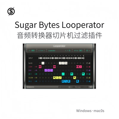 Sugar Bytes Looperator 音频转换器 切片机 过滤器 插件Win/Mac