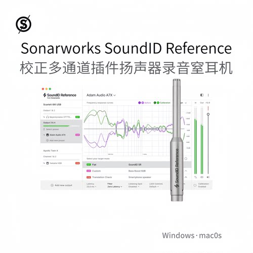 Sonarworks SoundID Reference 校准扬声器录音室耳机软件Win/Mac