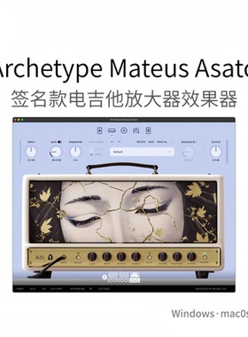 Archetype Mateus Asato 签名款电吉他插件 放大器效果器 Win