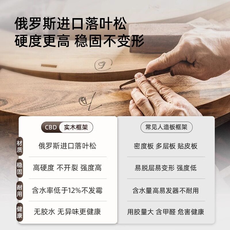 复古实木化妆镜台式桌面家用梳妆台梳妆镜女生卧室折叠大镜子