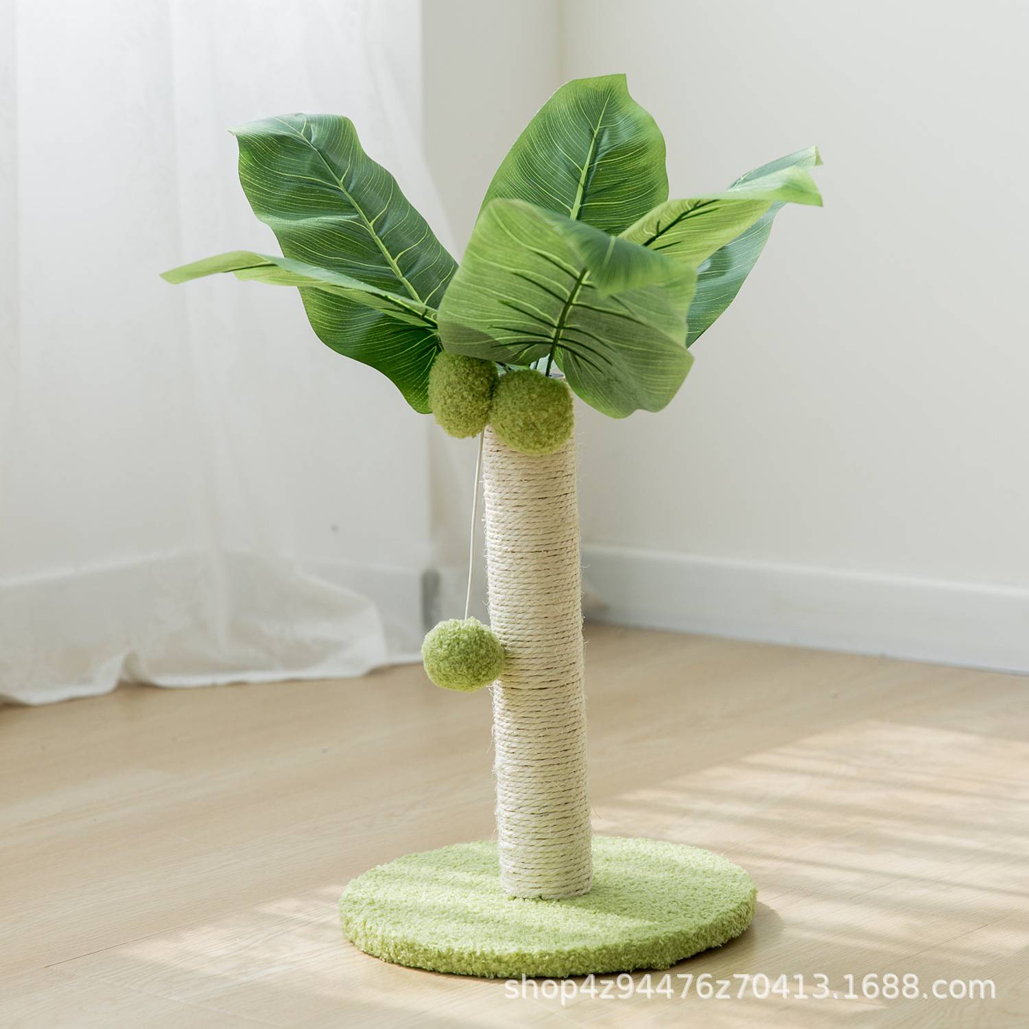 猫爪架剑麻猫抓柱磨爪器立式不掉屑猫爬架逗猫咪用品玩具