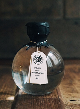 有机植物酿造 法国BLURRY MOON ORGANIC GIN迷月精酿金酒500ML