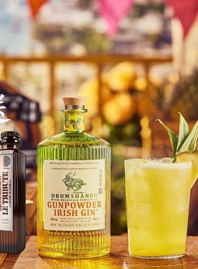 渐变瓶 爱尔兰DRUMSHANBO GUNPOWDER GIN鹿角兔火耀巴西菠萝金酒