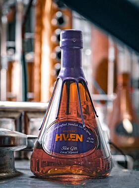 瑞典HVEN SLOE GIN成熟莓果与杏仁果香的酒液 赫文酒厂黑刺李金酒