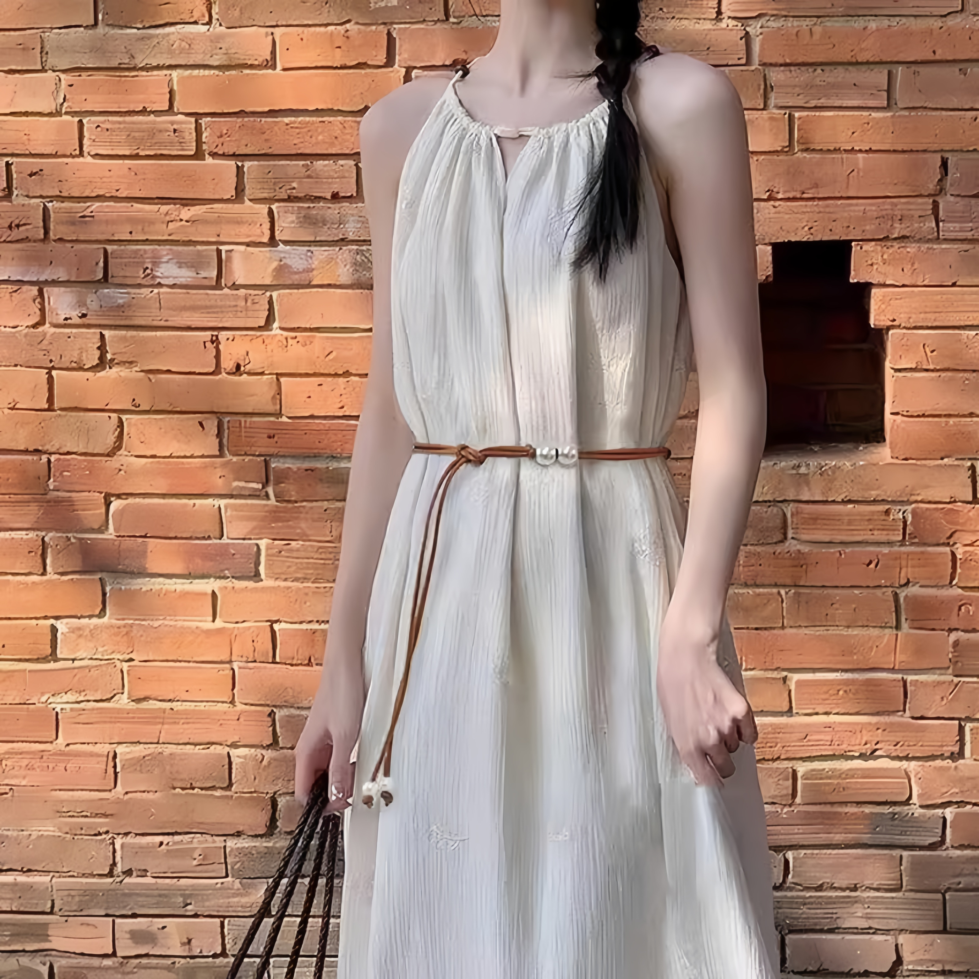 腰带细腰绳女款配裙子加长装饰连衣裙设计感复古夏季新款腰链配饰
