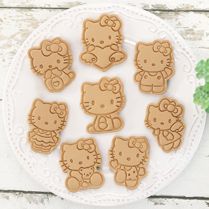 网红卡通KT猫饼干模具